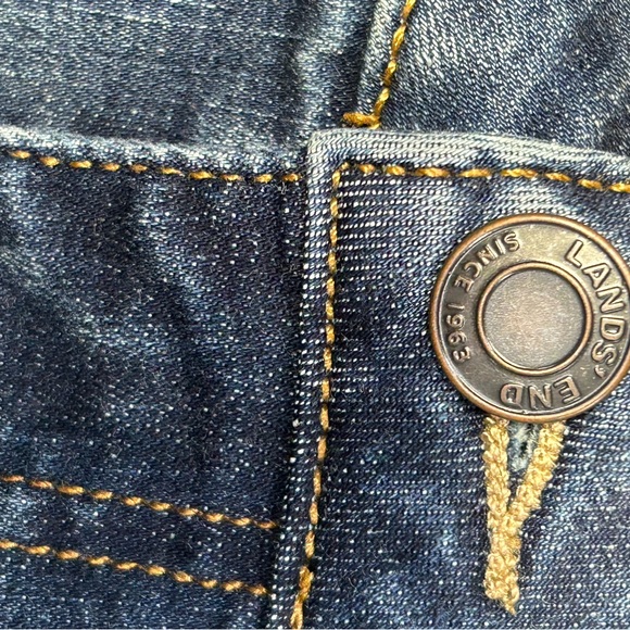 Lands End Denim Skinny Leg Jean Sz 14 Tall - Picture 10 of 11